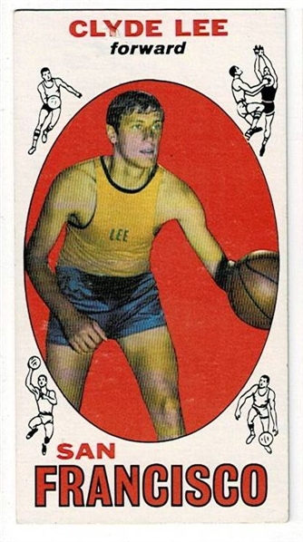 1969 Topps Basketball #93 Clyde Lee - San Francisco Warriors